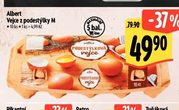 Albert Vejce z podestýlky M