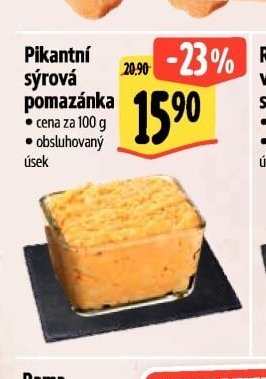 Pikantní sýrová pomazánka