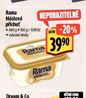 Rama Máslová příchuť