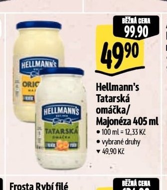 Hellmann's Tatarská omáčka / Majonéza