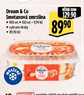 Dream & Co Smetanová zmrzlina