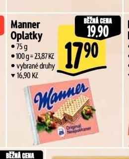 Manner Oplatky