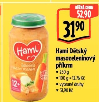 Příkrm masozeleninový Hami