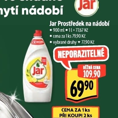 Prostředek na nádobí Jar