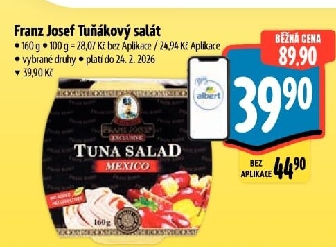 Tuňákový salát Exclusive Franz Josef Kaiser