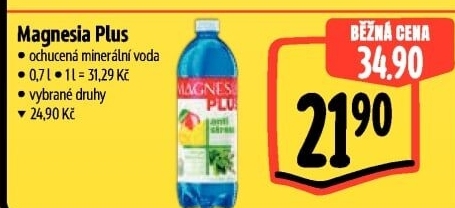 Voda ochucená plus Magnesia