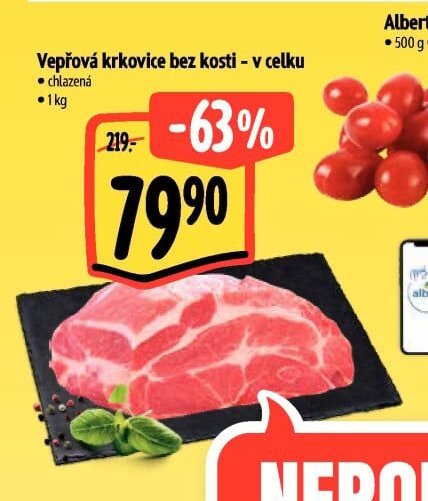 Vepřová krkovice bez kosti
