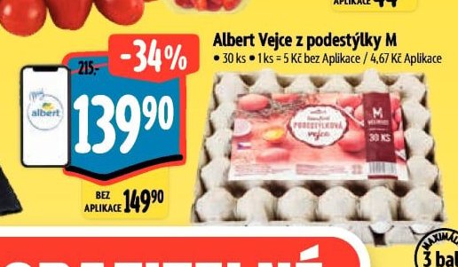 Albert Vejce z podestýlky M