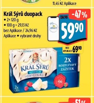 Král Sýrů duopack