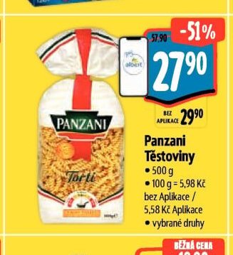 Panzani Těstoviny