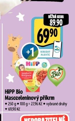 HiPP Bio Masozeleninový příkrm
