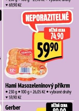 Hami Masozeleninový příkrm