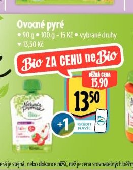 Nature's Promise Bio Baby Ovocné pyré