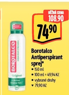 Deodorant sprej Borotalco