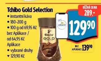 Instantní káva Tchibo Gold Selection