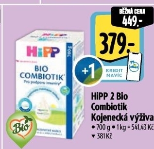 Kojenecká výživa Combiotik Hipp