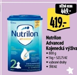 Kojenecká výživa Nutrilon Advanced