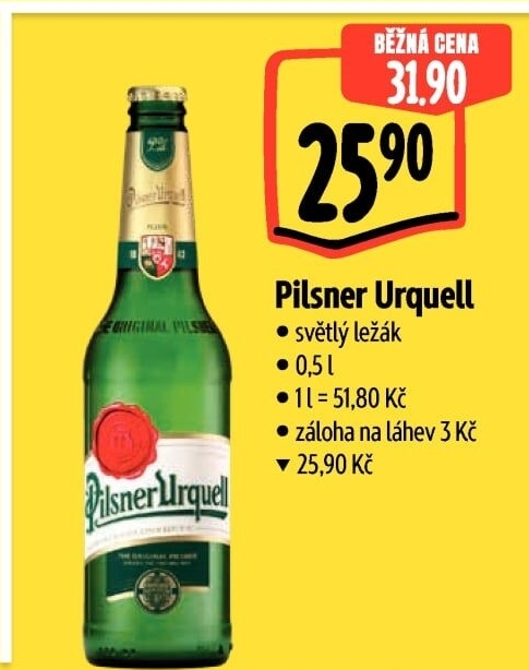 Pivo Pilsner Urquell