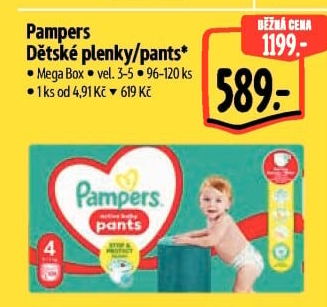 Pleny dětské Pampers Pants