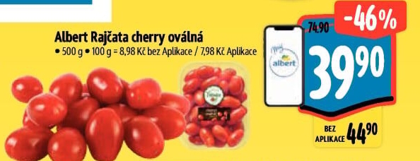 Rajčata cherry Albert