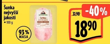 Šunka nejvyšší jakosti Kostelecké uzeniny