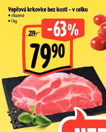 Vepřová krkovice bez kosti