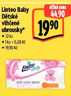 Vlhčené ubrousky dětské Linteo Baby