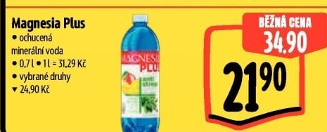 Voda ochucená plus Magnesia