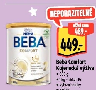 Výživa mléčná Comfort Beba Nestlé