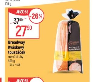 Breadway Kváskový toustáček