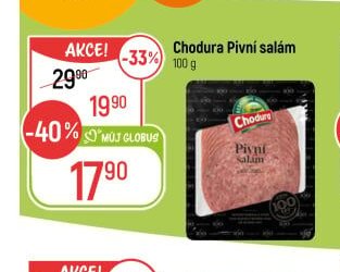 Chodura Pivní salám