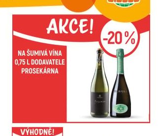 Na šumivá vína 0,75 l dodavatele Prosekárna