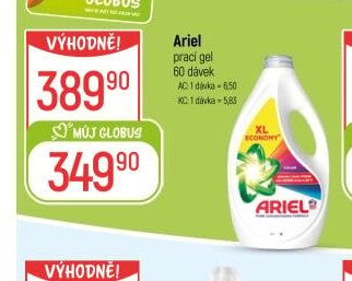 Ariel prací gel