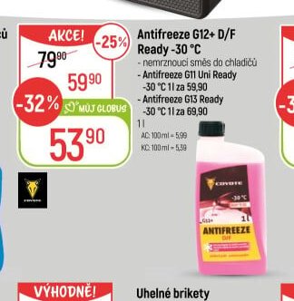 Antifreeze G12+ D/F Ready -30 °C - Globus akcniletaky.com