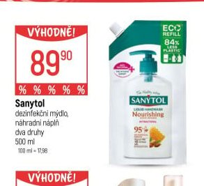 Sanytol dezinfeční mýdlo