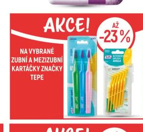 Tepe zubní a mezizubní kartáčky