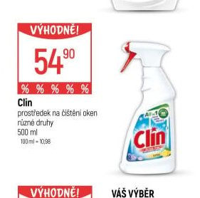 Clin prostředek na čištění oken