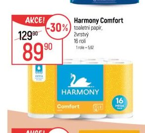 Harmony Comfort toaletní papír