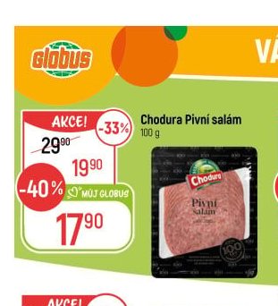 Chodura Pivní salám