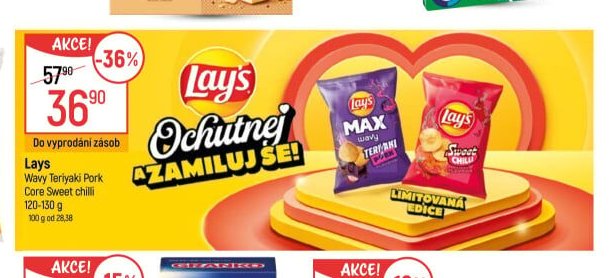 Lays Wavy Teriyaki Pork, Core Sweet chilli