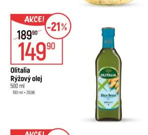 Olitalia Rýžový olej - Globus akcniletaky.com