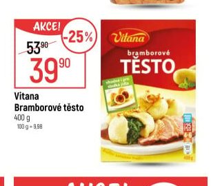 Vitana Bramborové těsto