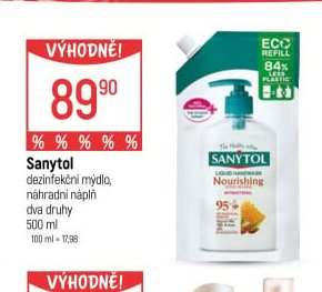 Sanytol dezinfekční mýdlo