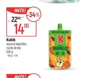 Kubik ovocná kapsička
