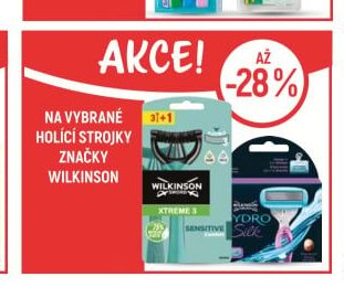 Holicí strojky značky Wilkinson