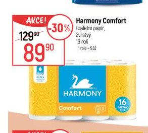 Harmony Comfort toaletní papír