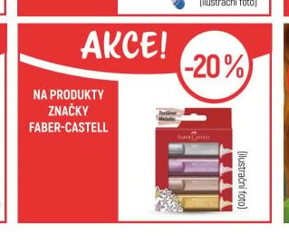 Na produkty značky Faber-Castell