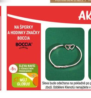 Náramek Boccia Titanium