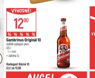 Gambrinus Originál 10
