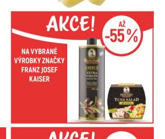 Na vybrané výrobky značky Franz Josef Kaiser